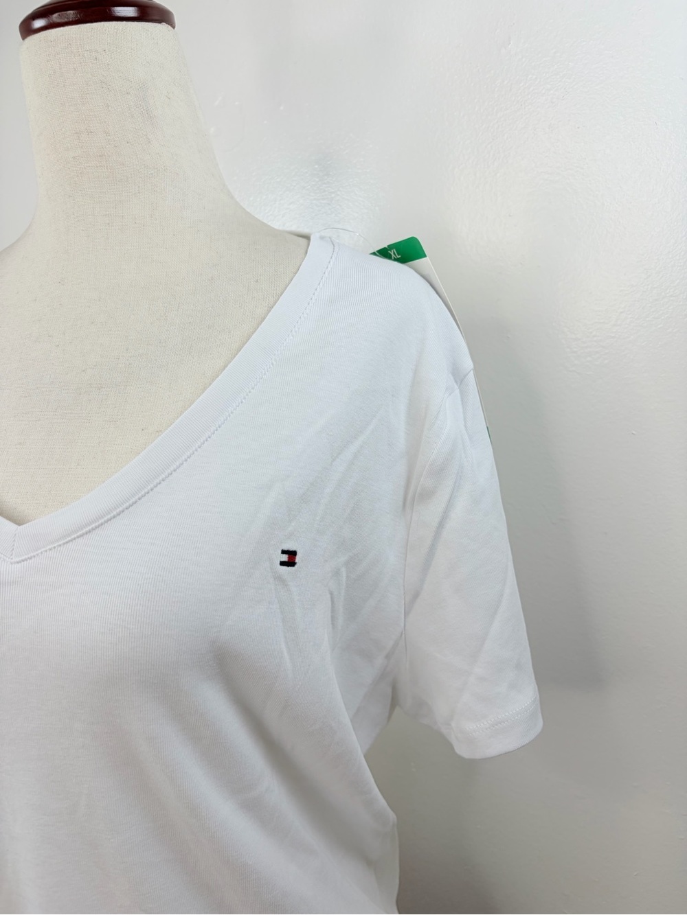 Tommy Hilfiger Bright Short Sleeve VNeck Tee - Picture 4 of 7